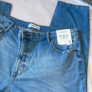 Abercrombie skinny high rise jeans